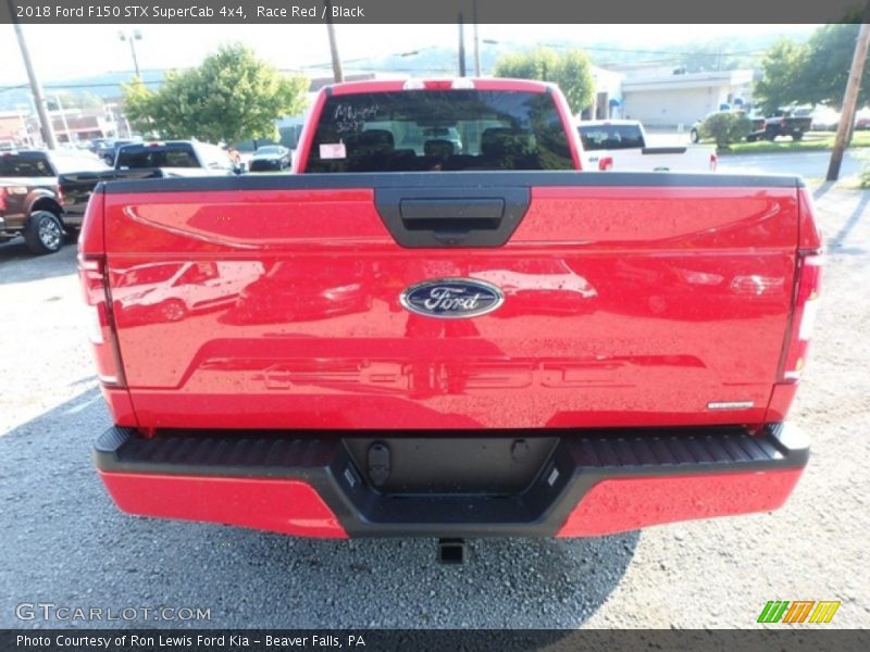 Race Red / Black 2018 Ford F150 STX SuperCab 4x4