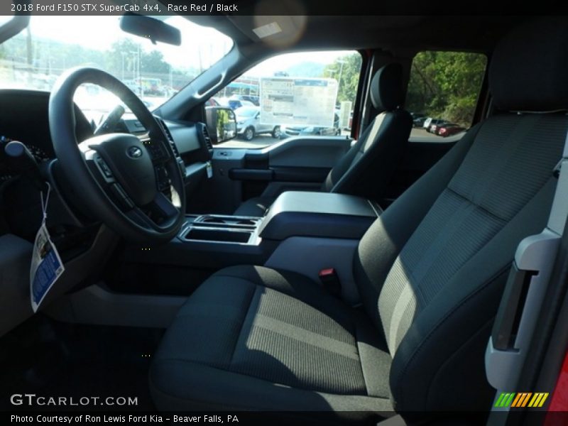 Race Red / Black 2018 Ford F150 STX SuperCab 4x4
