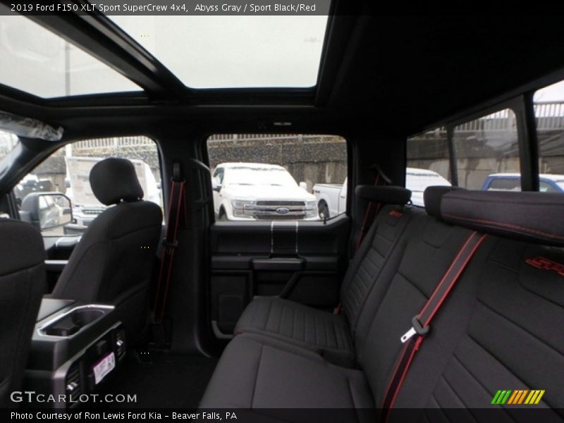 Abyss Gray / Sport Black/Red 2019 Ford F150 XLT Sport SuperCrew 4x4
