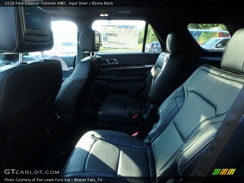 Ingot Silver / Ebony Black 2018 Ford Explorer Platinum 4WD