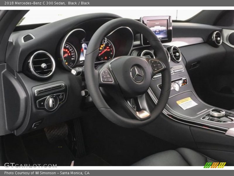 Black / Black 2018 Mercedes-Benz C 300 Sedan