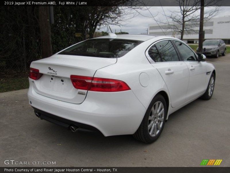 Fuji White / Latte 2019 Jaguar XE Premium AWD