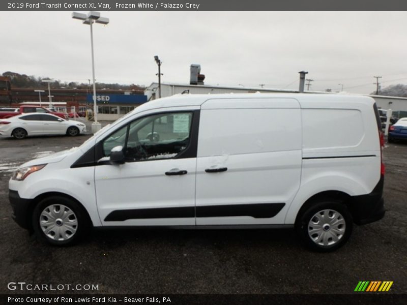 Frozen White / Palazzo Grey 2019 Ford Transit Connect XL Van