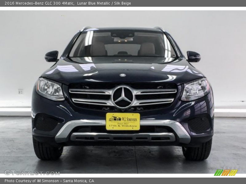 Lunar Blue Metallic / Silk Beige 2016 Mercedes-Benz GLC 300 4Matic