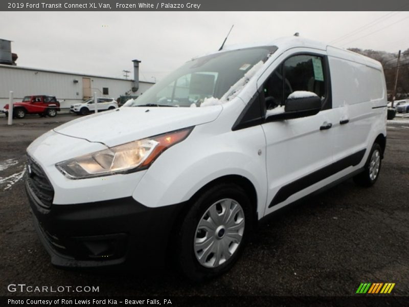 Frozen White / Palazzo Grey 2019 Ford Transit Connect XL Van