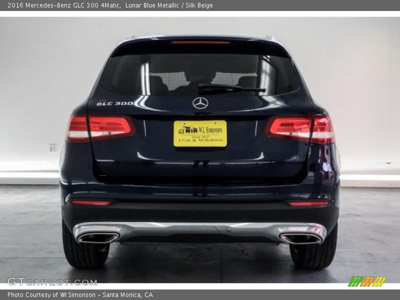 Lunar Blue Metallic / Silk Beige 2016 Mercedes-Benz GLC 300 4Matic