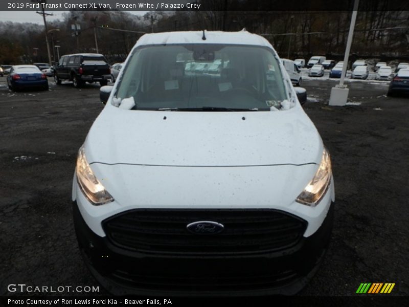 Frozen White / Palazzo Grey 2019 Ford Transit Connect XL Van