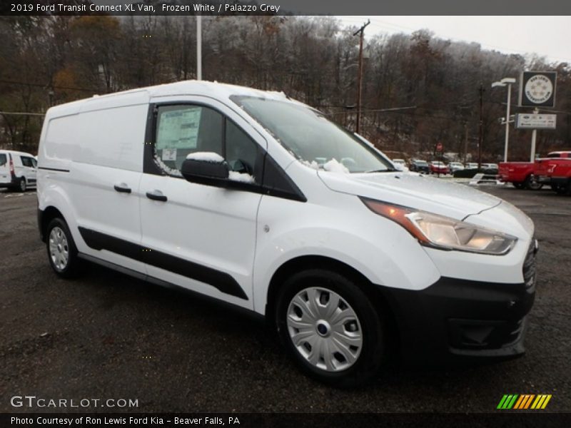 Frozen White / Palazzo Grey 2019 Ford Transit Connect XL Van