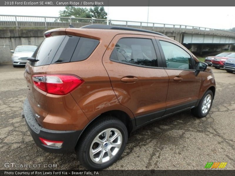 Canyon Ridge / Ebony Black 2018 Ford EcoSport SE 4WD