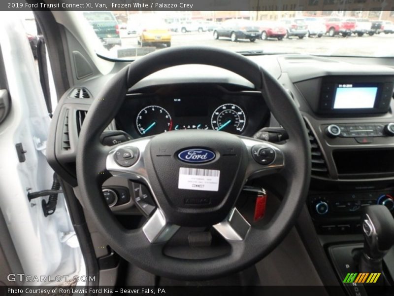 Frozen White / Palazzo Grey 2019 Ford Transit Connect XL Van