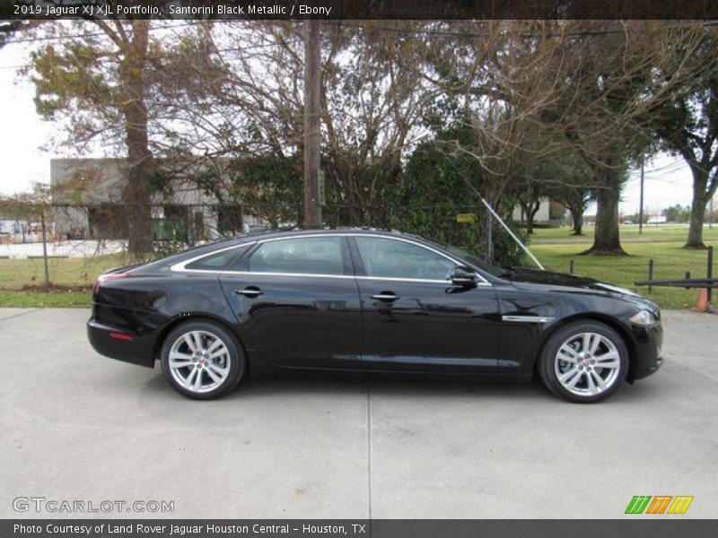 Santorini Black Metallic / Ebony 2019 Jaguar XJ XJL Portfolio