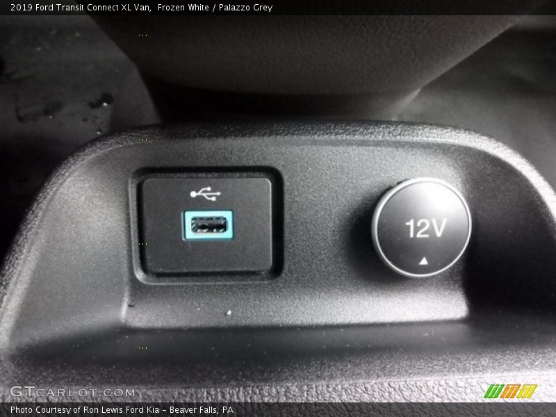 Frozen White / Palazzo Grey 2019 Ford Transit Connect XL Van