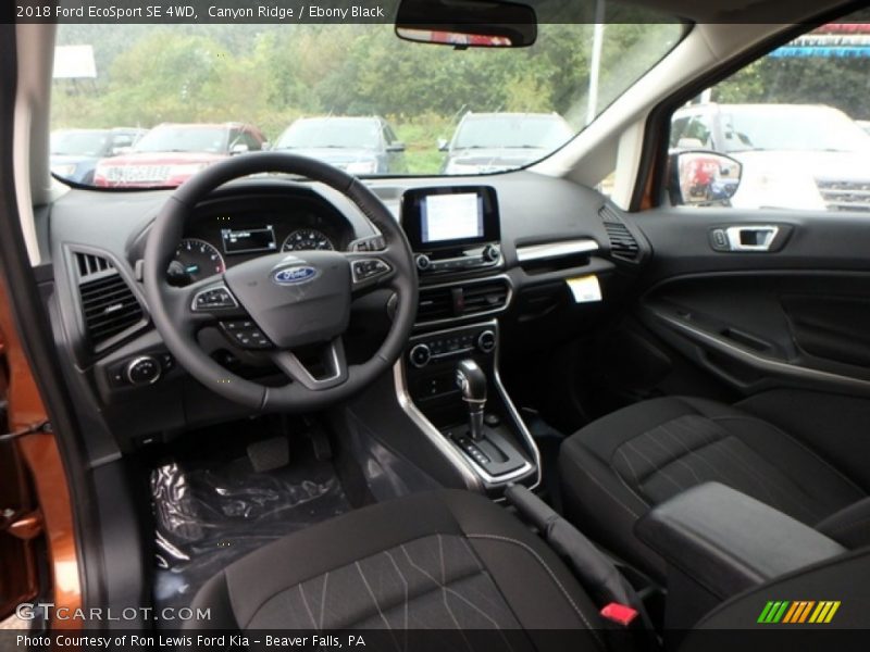 Canyon Ridge / Ebony Black 2018 Ford EcoSport SE 4WD