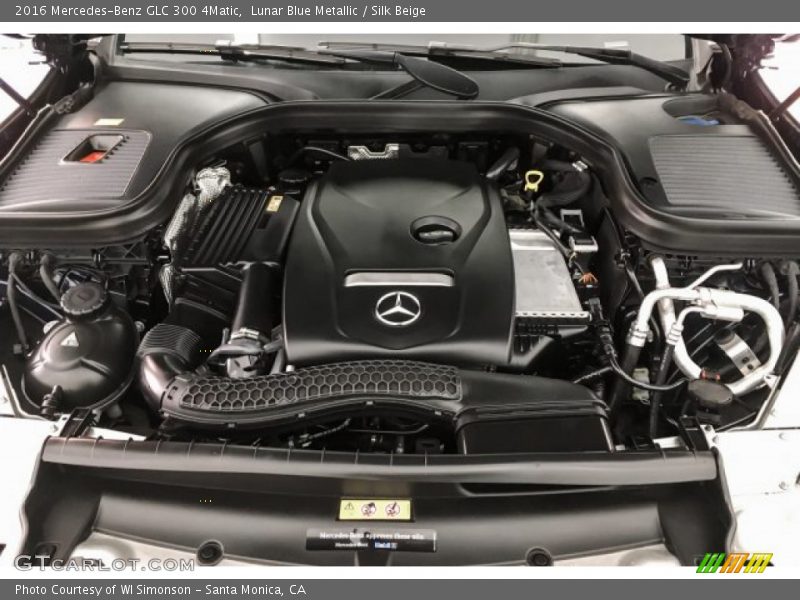 Lunar Blue Metallic / Silk Beige 2016 Mercedes-Benz GLC 300 4Matic