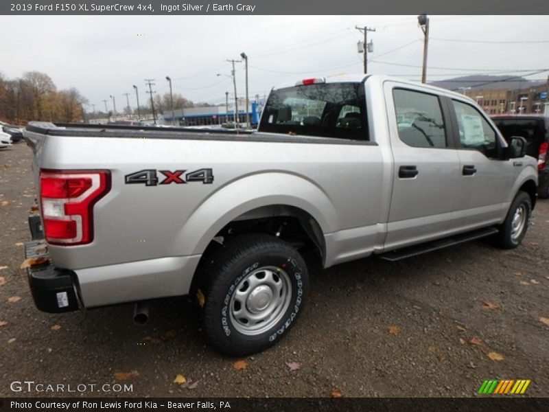 Ingot Silver / Earth Gray 2019 Ford F150 XL SuperCrew 4x4