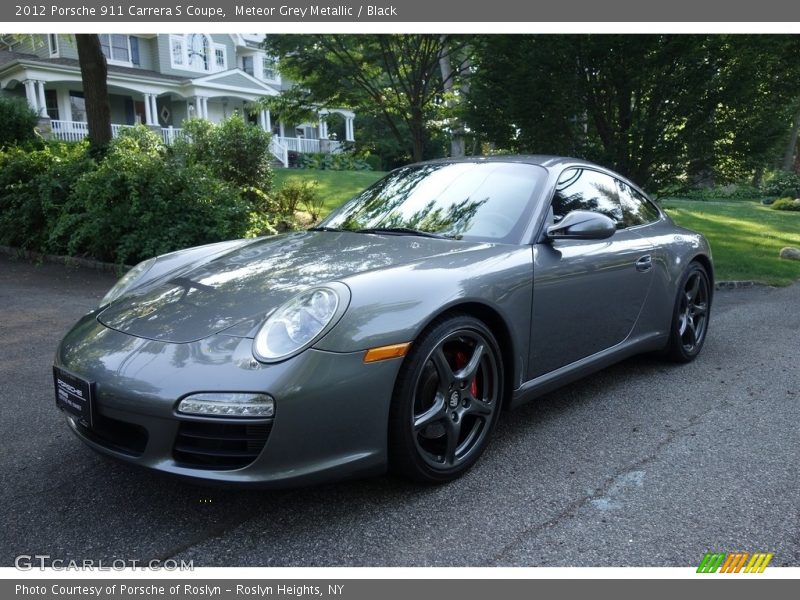 Meteor Grey Metallic / Black 2012 Porsche 911 Carrera S Coupe