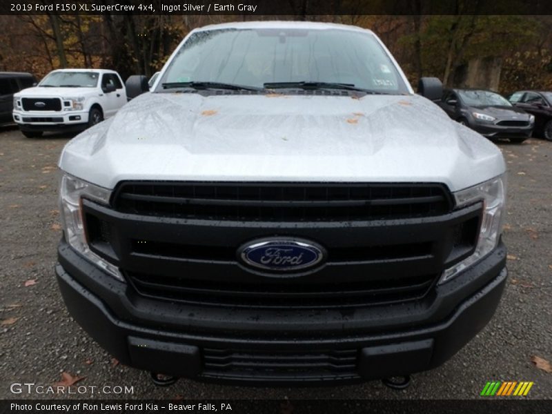 Ingot Silver / Earth Gray 2019 Ford F150 XL SuperCrew 4x4
