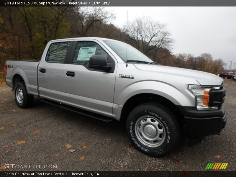  2019 F150 XL SuperCrew 4x4 Ingot Silver