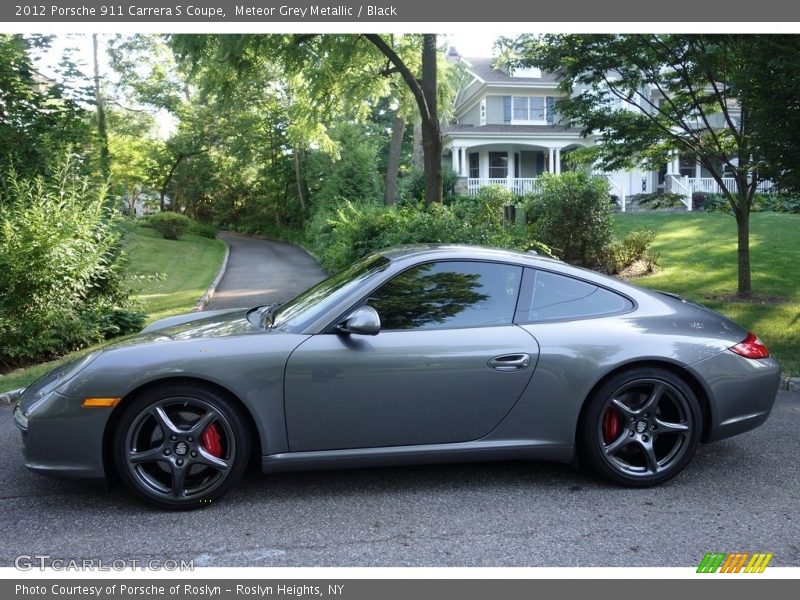 Meteor Grey Metallic / Black 2012 Porsche 911 Carrera S Coupe