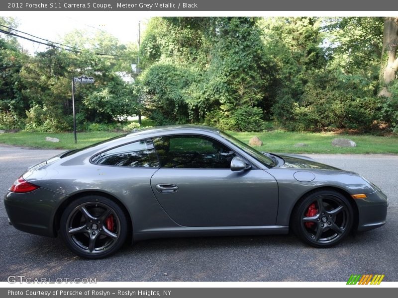 Meteor Grey Metallic / Black 2012 Porsche 911 Carrera S Coupe