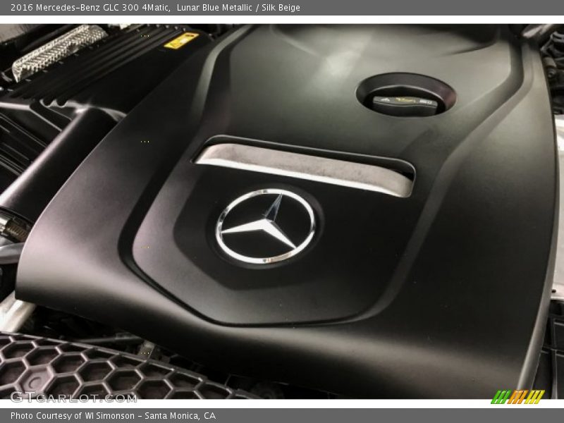 Lunar Blue Metallic / Silk Beige 2016 Mercedes-Benz GLC 300 4Matic
