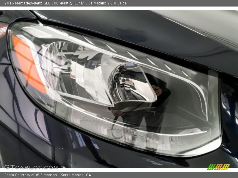 Lunar Blue Metallic / Silk Beige 2016 Mercedes-Benz GLC 300 4Matic