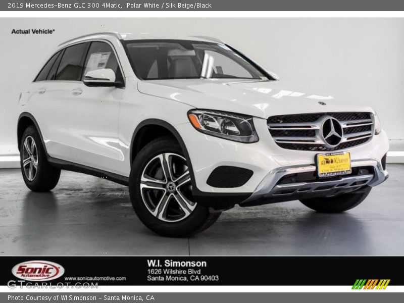 Polar White / Silk Beige/Black 2019 Mercedes-Benz GLC 300 4Matic