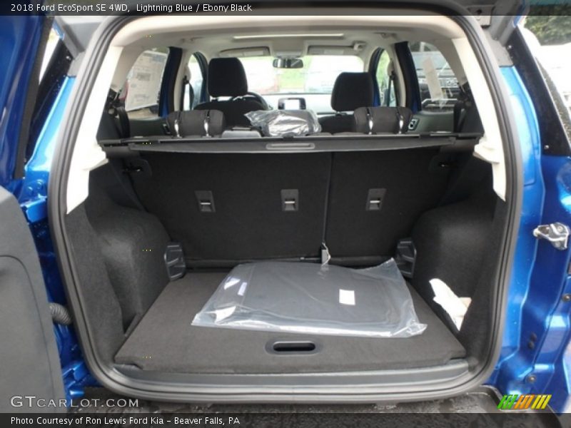 Lightning Blue / Ebony Black 2018 Ford EcoSport SE 4WD