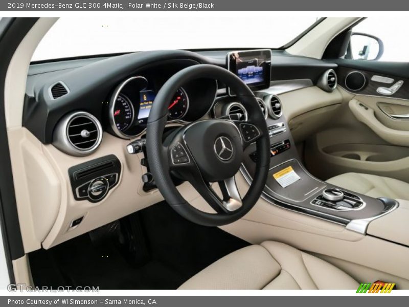 Polar White / Silk Beige/Black 2019 Mercedes-Benz GLC 300 4Matic