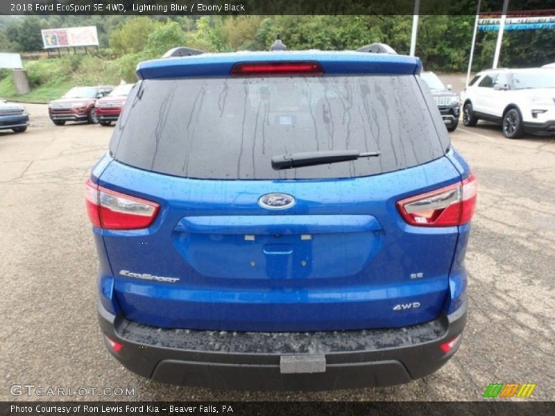 Lightning Blue / Ebony Black 2018 Ford EcoSport SE 4WD