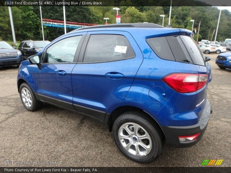 Lightning Blue / Ebony Black 2018 Ford EcoSport SE 4WD