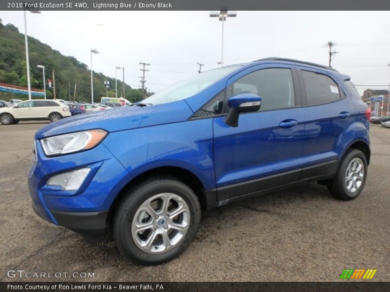 Lightning Blue / Ebony Black 2018 Ford EcoSport SE 4WD