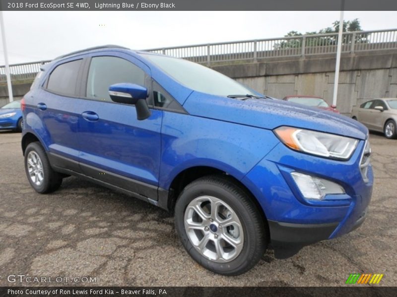 Lightning Blue / Ebony Black 2018 Ford EcoSport SE 4WD