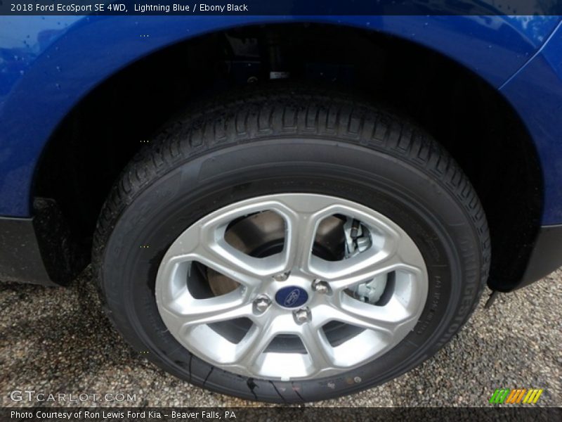 Lightning Blue / Ebony Black 2018 Ford EcoSport SE 4WD