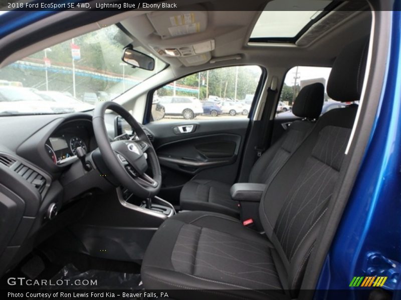 Lightning Blue / Ebony Black 2018 Ford EcoSport SE 4WD