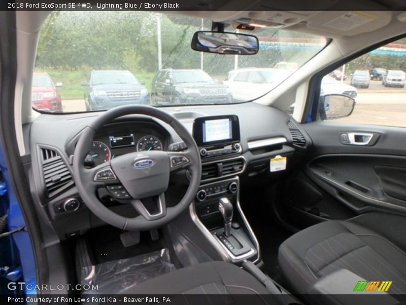 Lightning Blue / Ebony Black 2018 Ford EcoSport SE 4WD