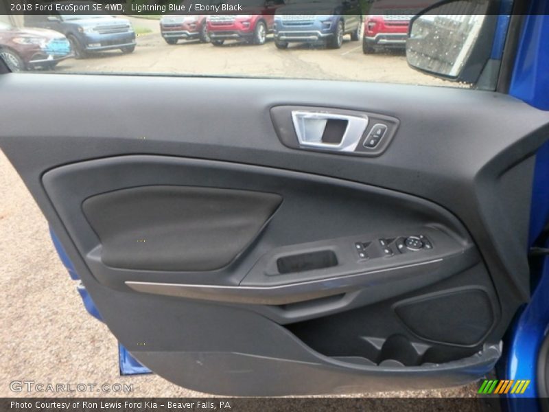 Lightning Blue / Ebony Black 2018 Ford EcoSport SE 4WD