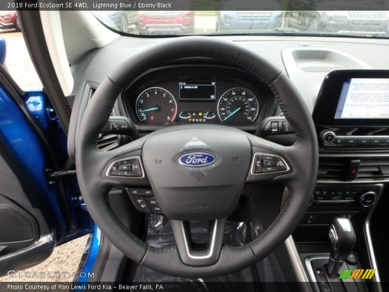 Lightning Blue / Ebony Black 2018 Ford EcoSport SE 4WD