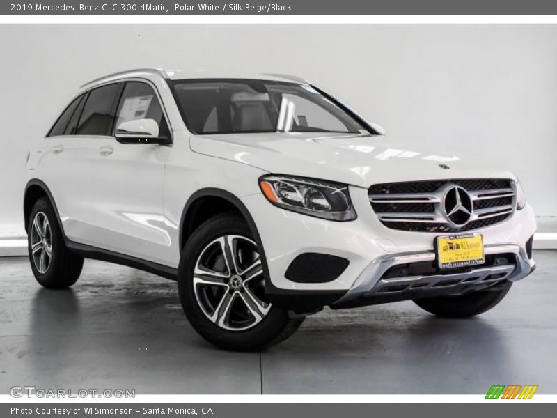 Polar White / Silk Beige/Black 2019 Mercedes-Benz GLC 300 4Matic
