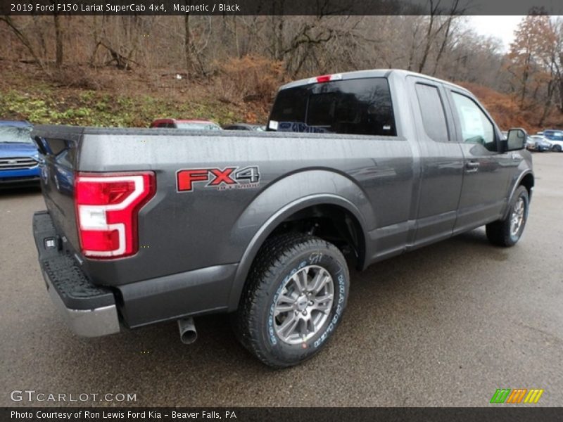 Magnetic / Black 2019 Ford F150 Lariat SuperCab 4x4