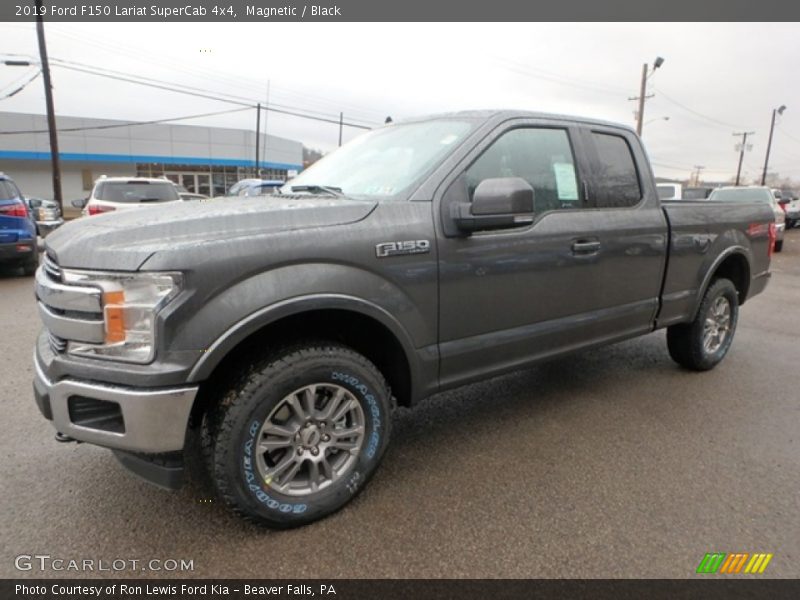 Magnetic / Black 2019 Ford F150 Lariat SuperCab 4x4