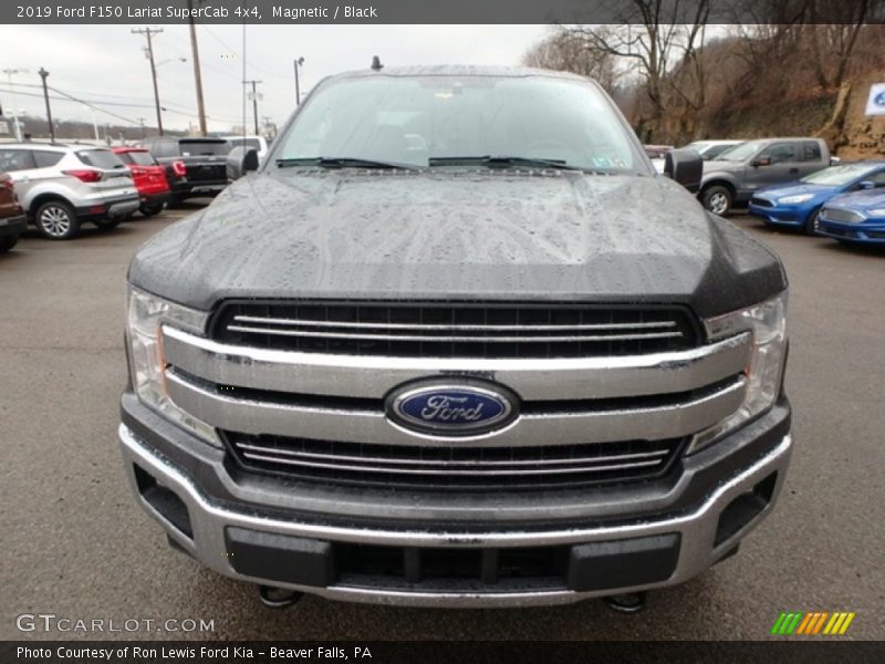 Magnetic / Black 2019 Ford F150 Lariat SuperCab 4x4