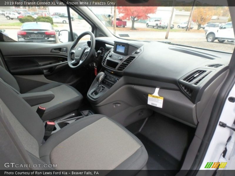 Frozen White / Palazzo Grey 2019 Ford Transit Connect XL Van