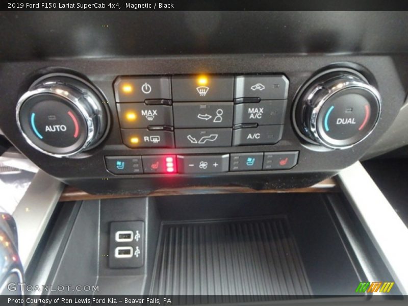 Magnetic / Black 2019 Ford F150 Lariat SuperCab 4x4