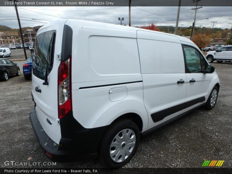Frozen White / Palazzo Grey 2019 Ford Transit Connect XL Van