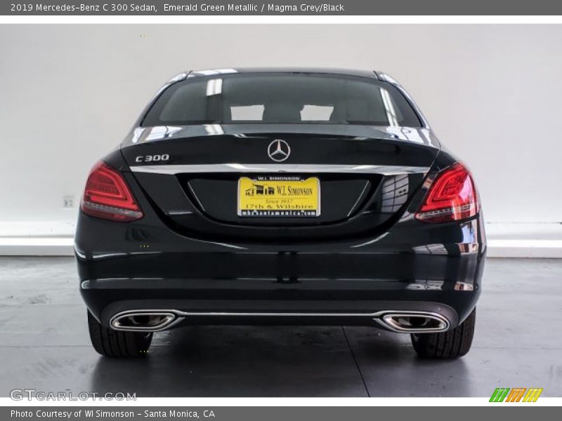 Emerald Green Metallic / Magma Grey/Black 2019 Mercedes-Benz C 300 Sedan