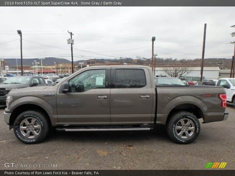 Stone Gray / Earth Gray 2019 Ford F150 XLT Sport SuperCrew 4x4