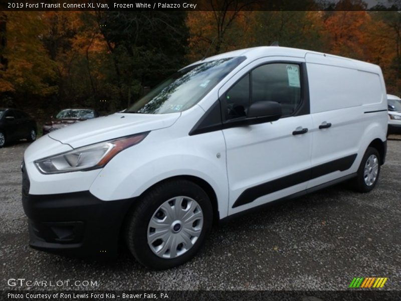 Frozen White / Palazzo Grey 2019 Ford Transit Connect XL Van