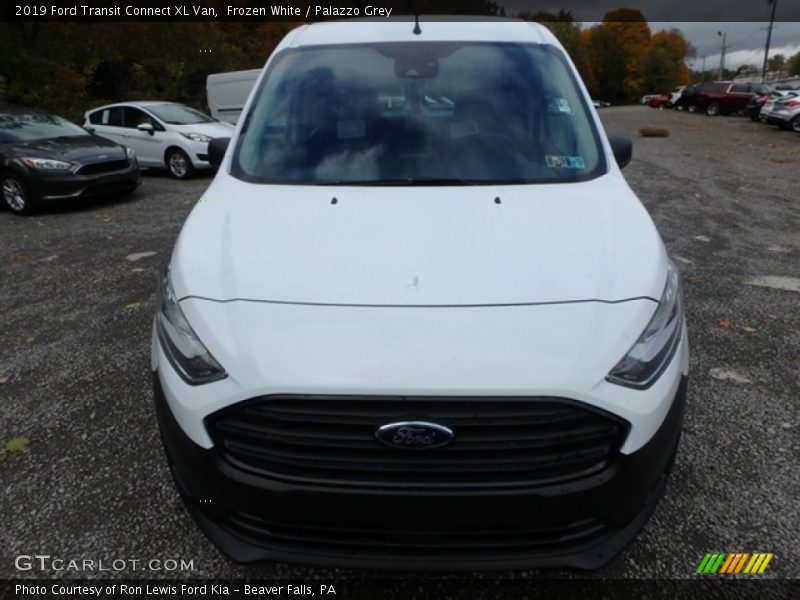 Frozen White / Palazzo Grey 2019 Ford Transit Connect XL Van