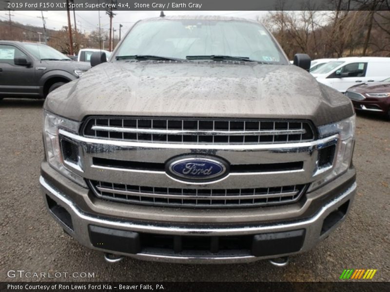Stone Gray / Earth Gray 2019 Ford F150 XLT Sport SuperCrew 4x4